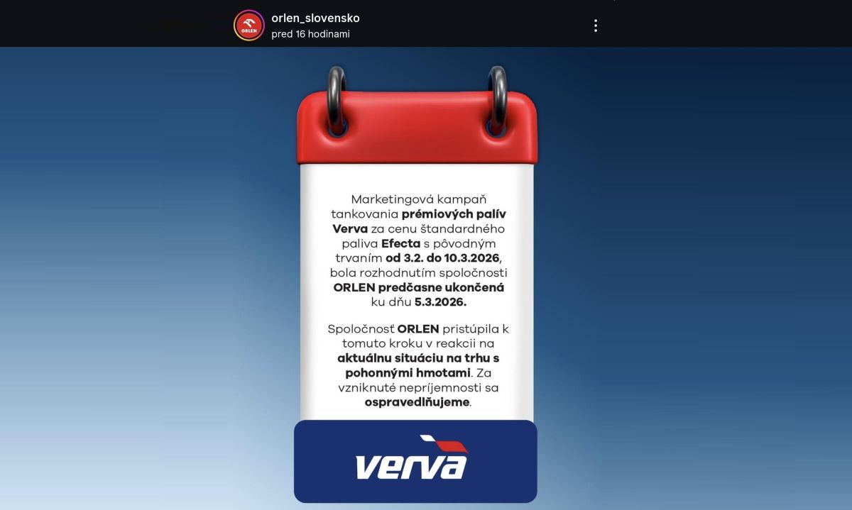 Stanovisko Orlen Slovensko